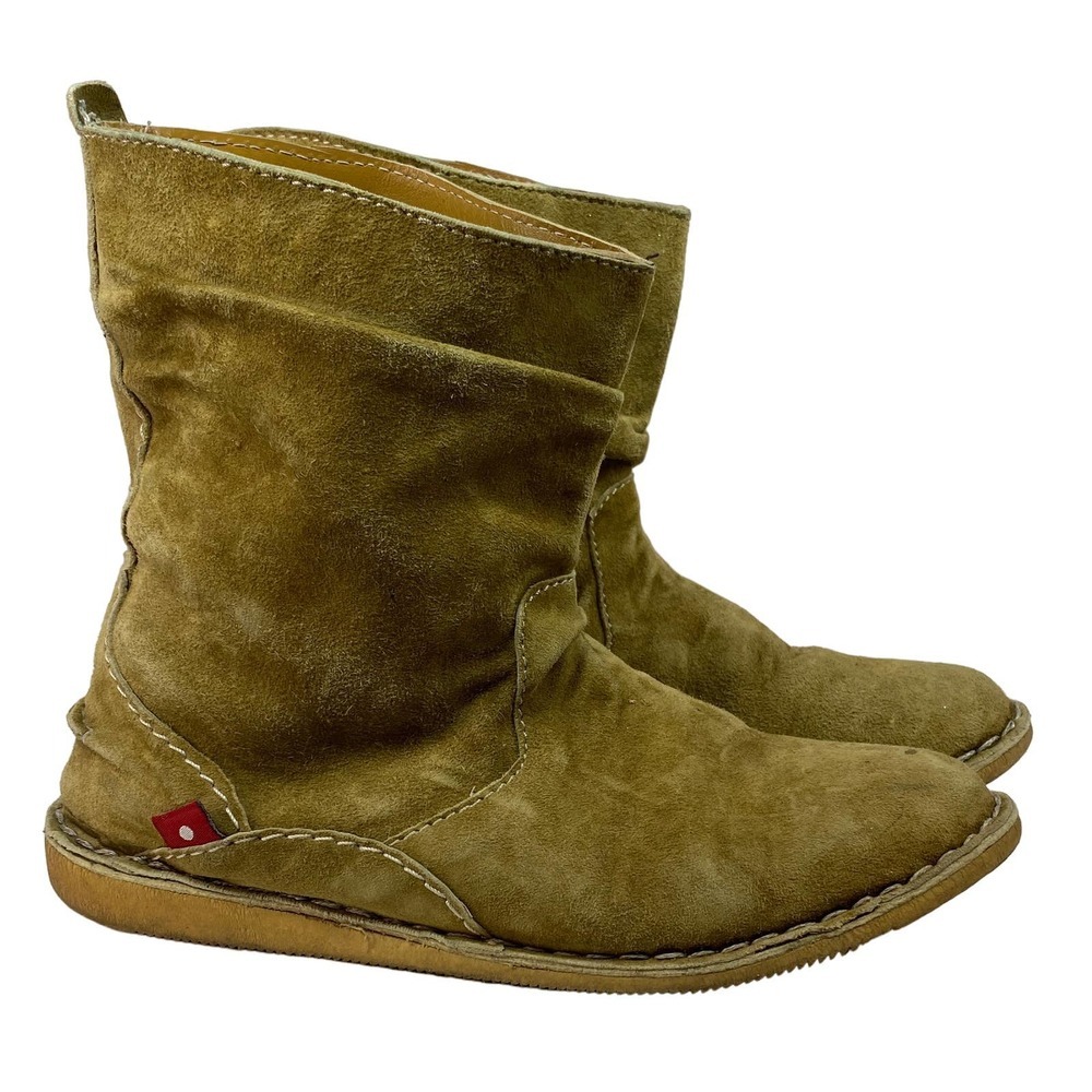 Oliberte Womens SZ 36 US 5.5 Slouch Goat Leather Bohemian Suade Snkle Boot